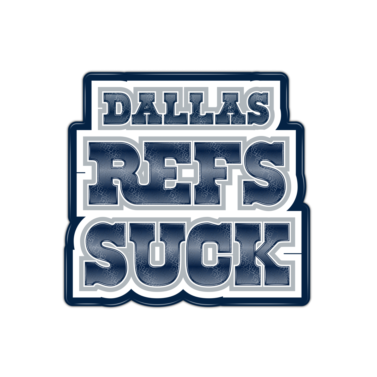 Dallas 'CITY WORDMARK' Sticker