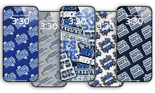 Dallas Sticker Digital Phone Wallpaper Set
