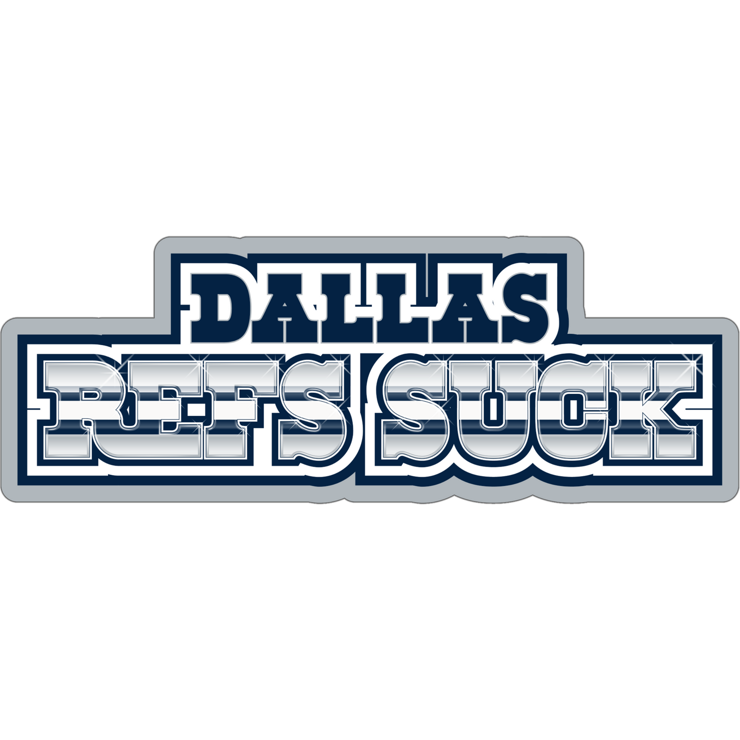 Dallas 'TEAM WORDMARK' Sticker