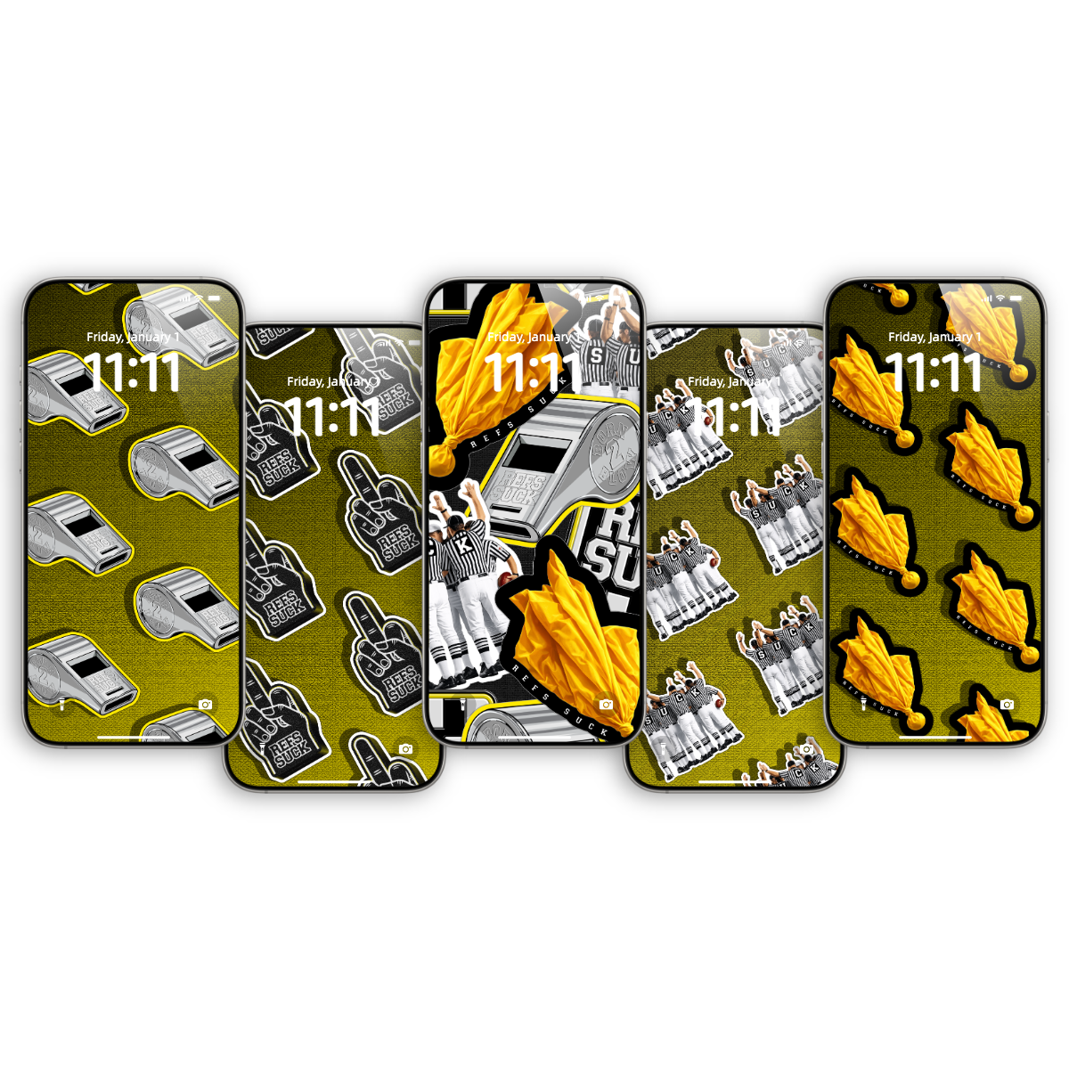 * REFS SUCK Digital Wallpaper Set
